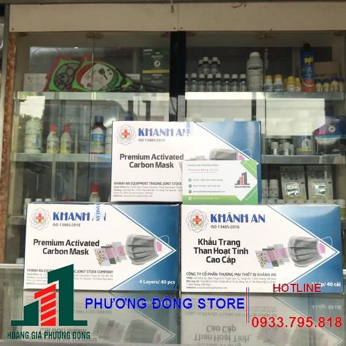 Khẩu trang y tế Khánh An than hoạt tính